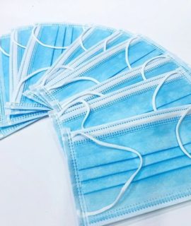 Bavette – Boite de 50- Avec élastique – Bleu