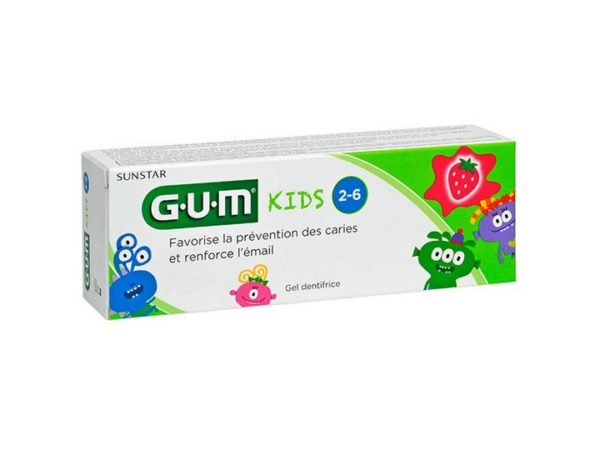 GUM Dentifrice Kids 2/6 ans, 50ml