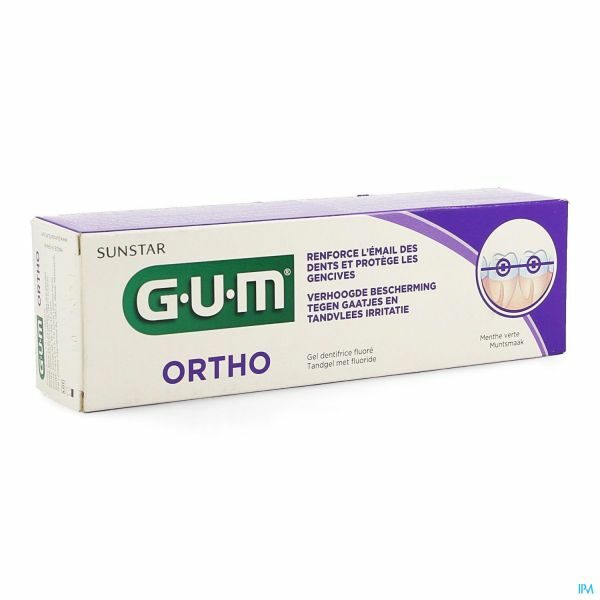 GUM Dentifrice Ortho, 75 ml