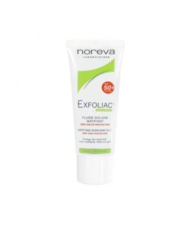 NOREVA EXFOLIAC Fluide solaire matifiant SPF50+, 40ml