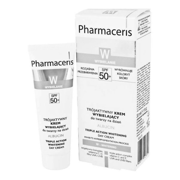 Pharmaceris W Whitening - Albucin - Triple action - Crème de jour - 30 ml